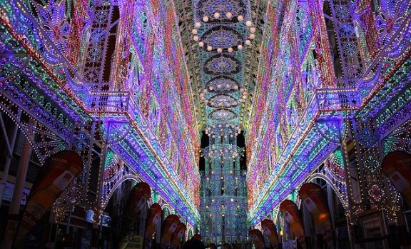 illuminazione fallas valencia